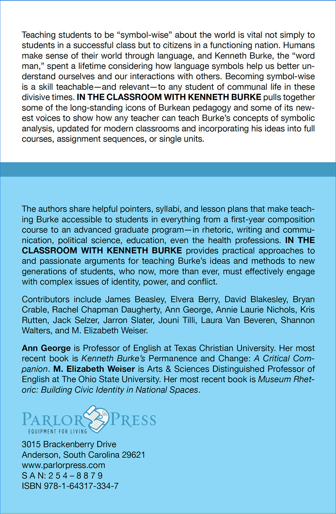 In the Classroom with Kenneth Burke