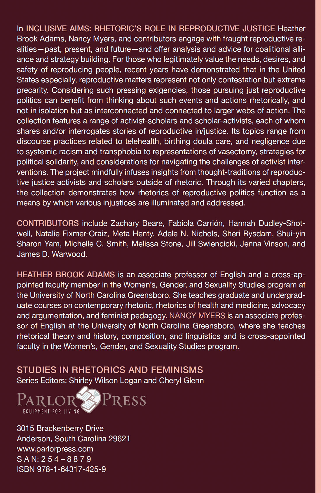 Inclusive Aims: Rhetoric’s Role in Reproductive Justice