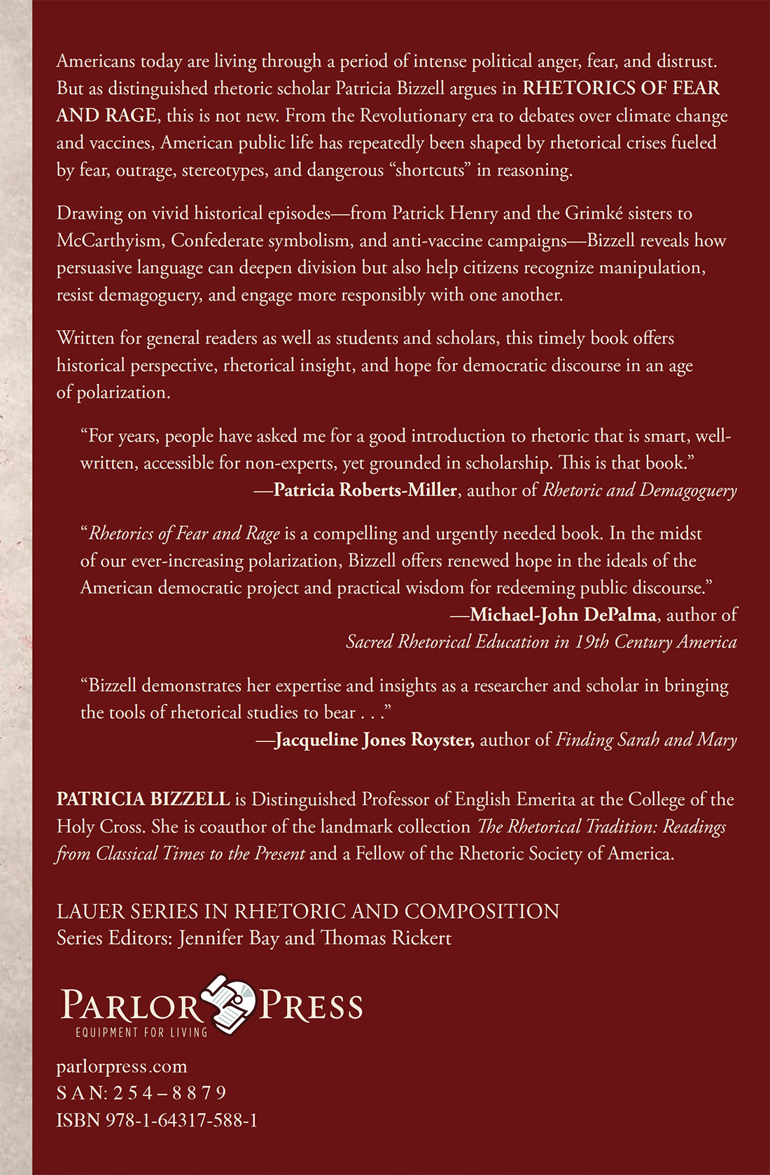 Rhetorics of Fear and Rage: An American Tradition