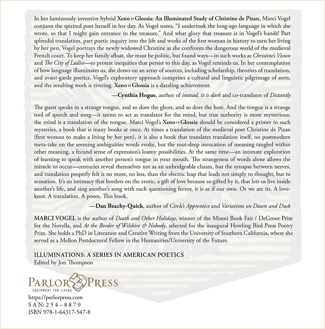 Xeno » Glossia: An Illuminated Study of Christine de Pizan