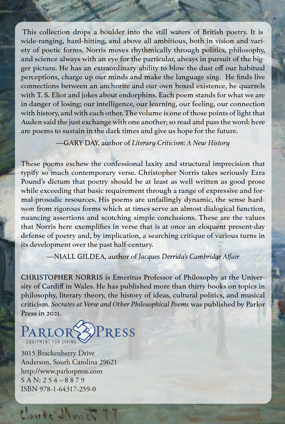 As Knowing Goes and Other Poems