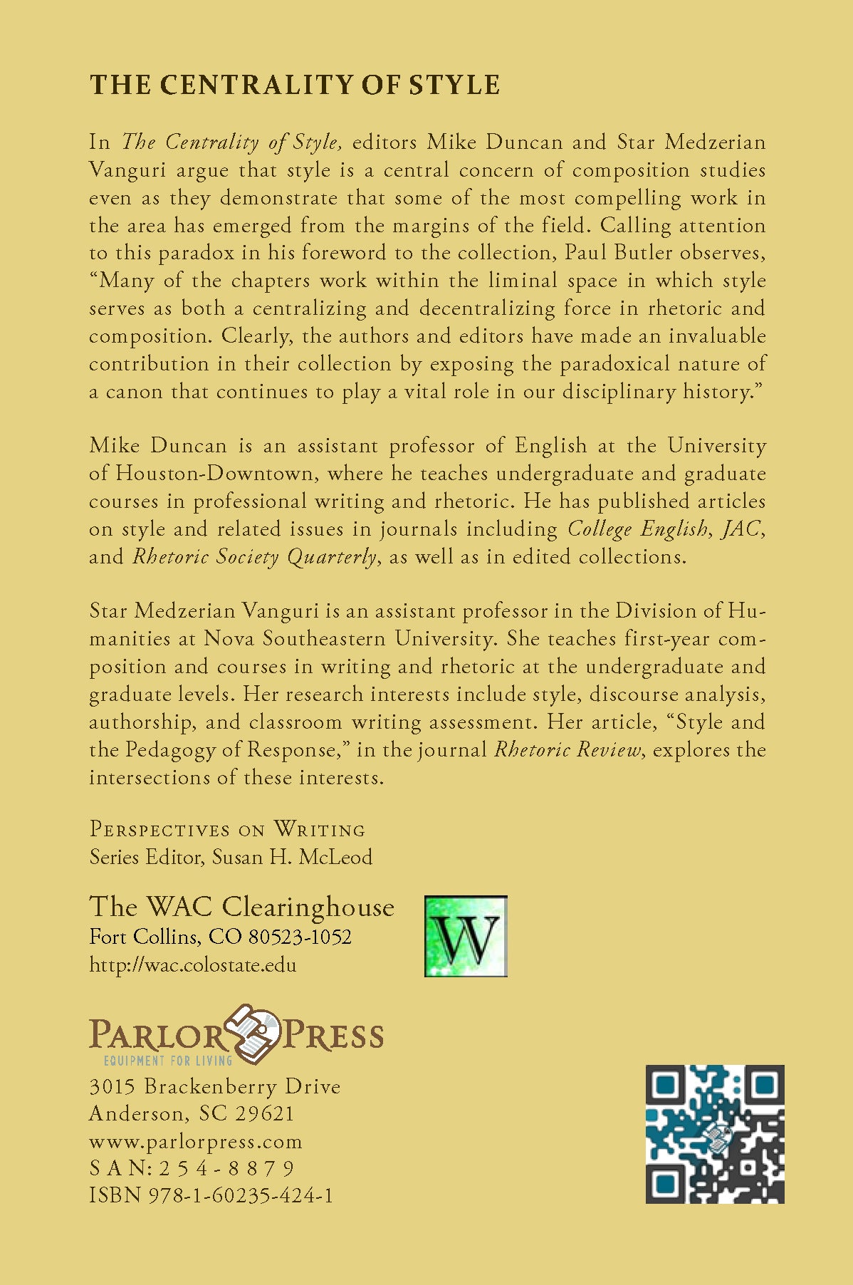 The Centrality of Style