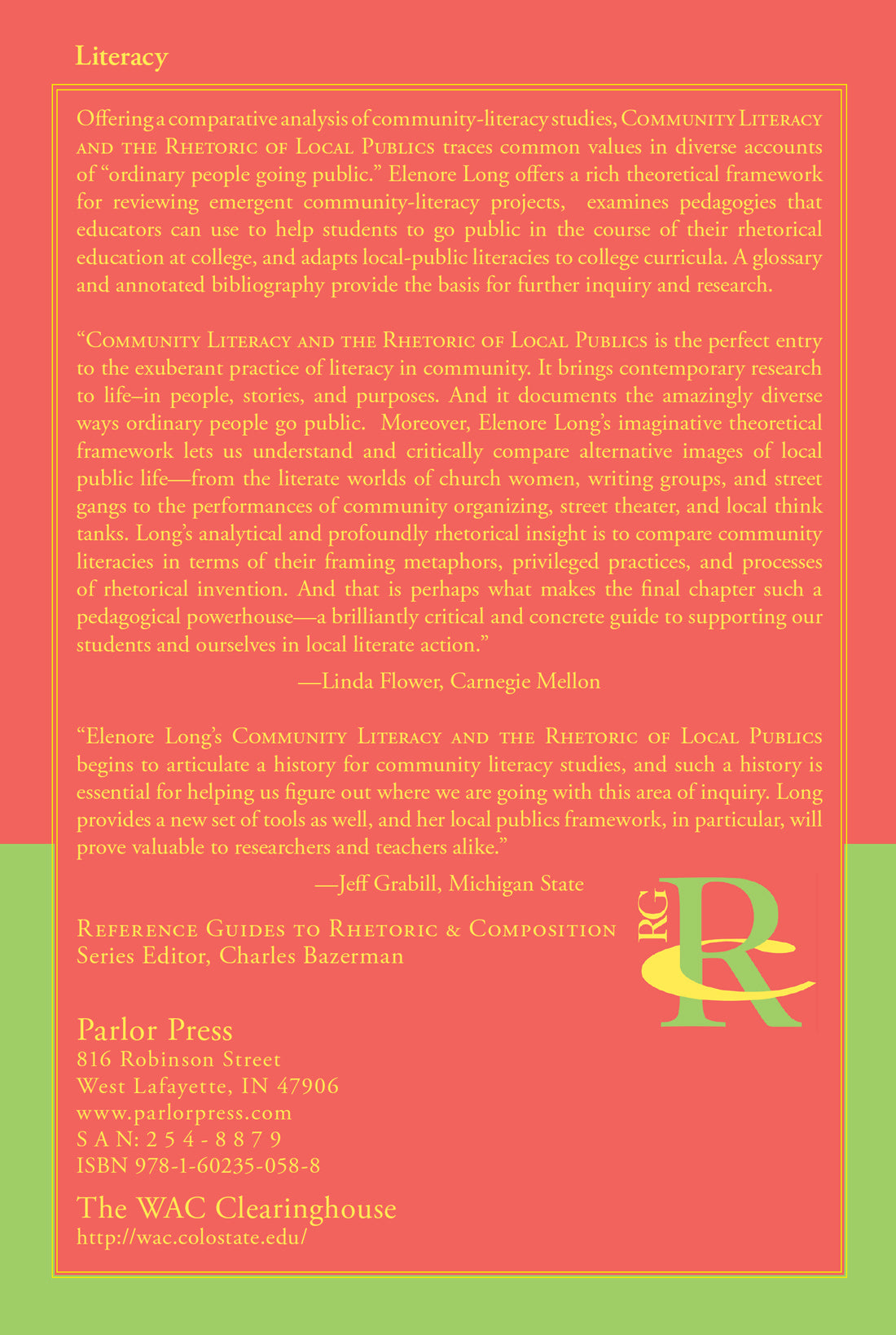 Community Literacy and the Rhetoric of Local Publics