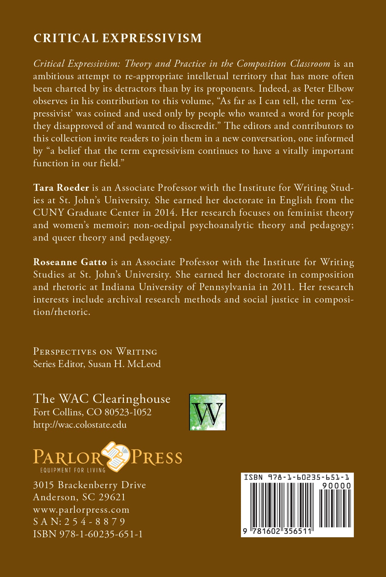 Critical Expressivism: Theory and Practice in the Composition Classroom