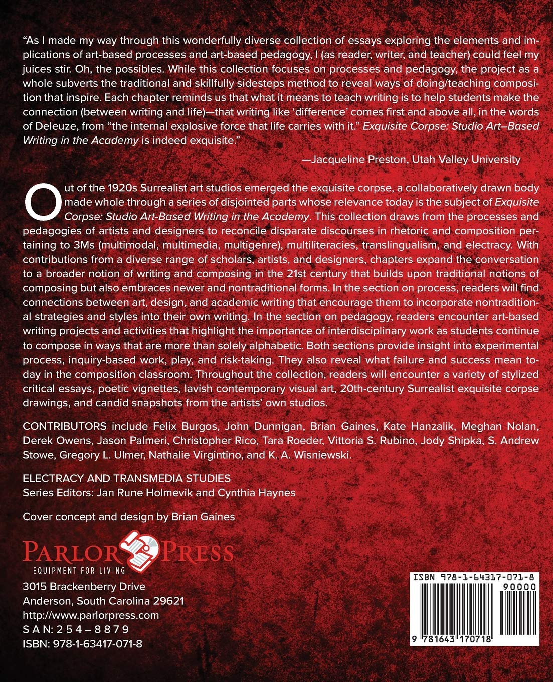 Exquisite Corpse: Studio-Art Based Writing in the Academy