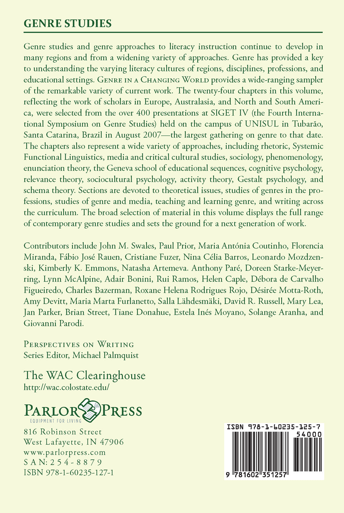 Genre in a Changing World