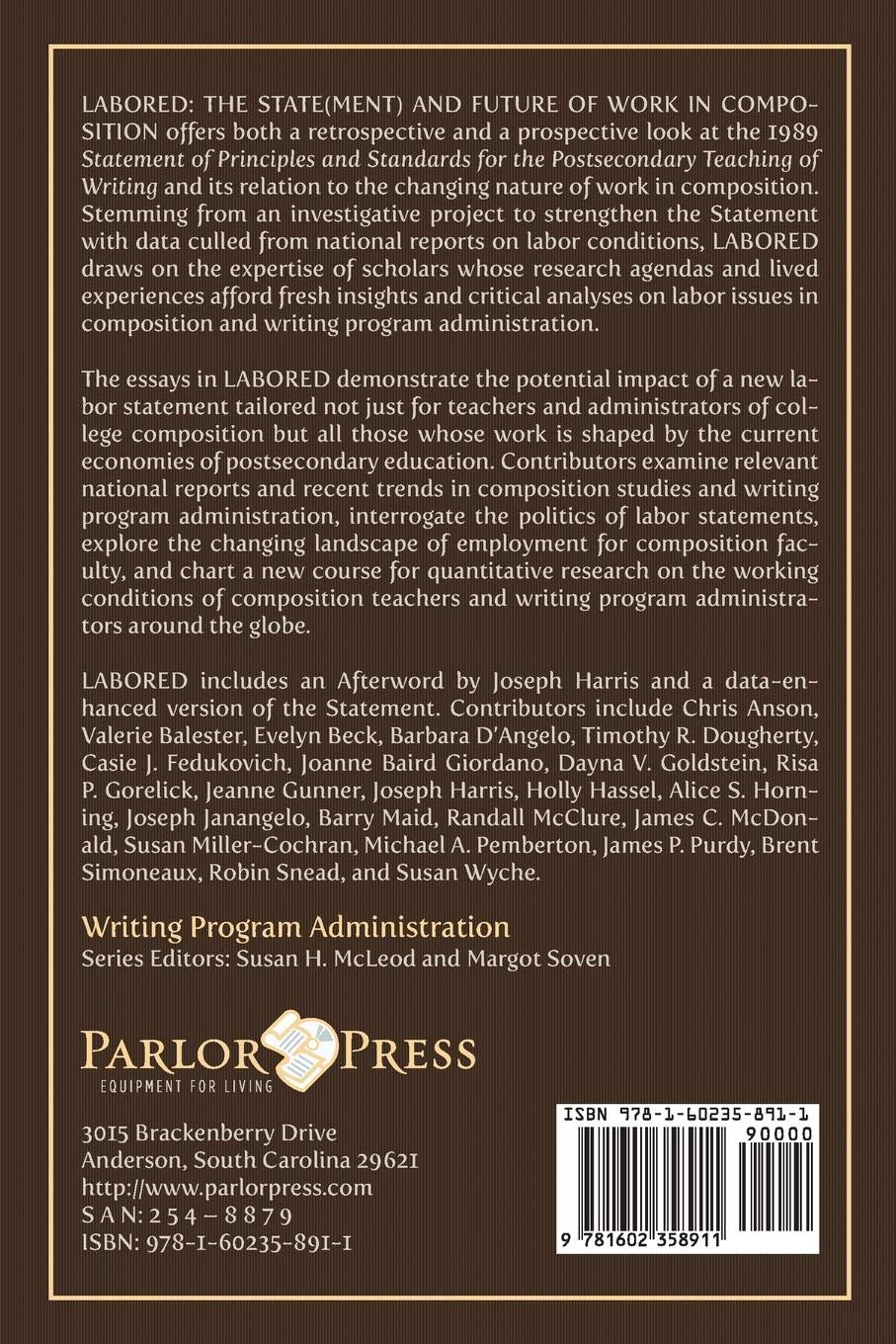 Labored: The State(ment) and Future of Work in Composition