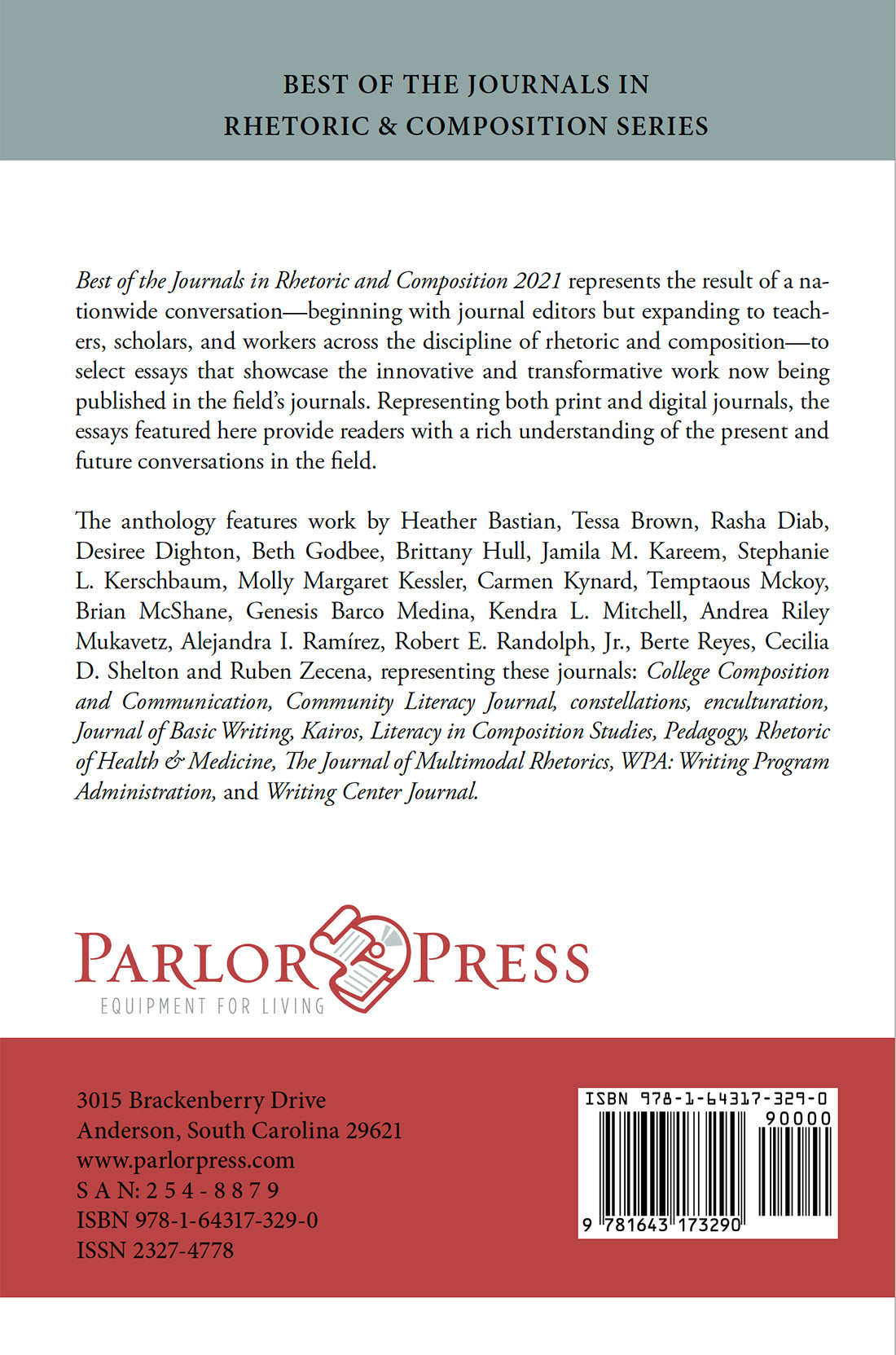 Best of the Journals in Rhetoric and Composition 2021