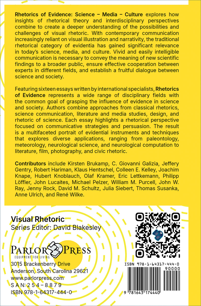 Rhetorics of Evidence: Science – Media – Culture – Parlor Press