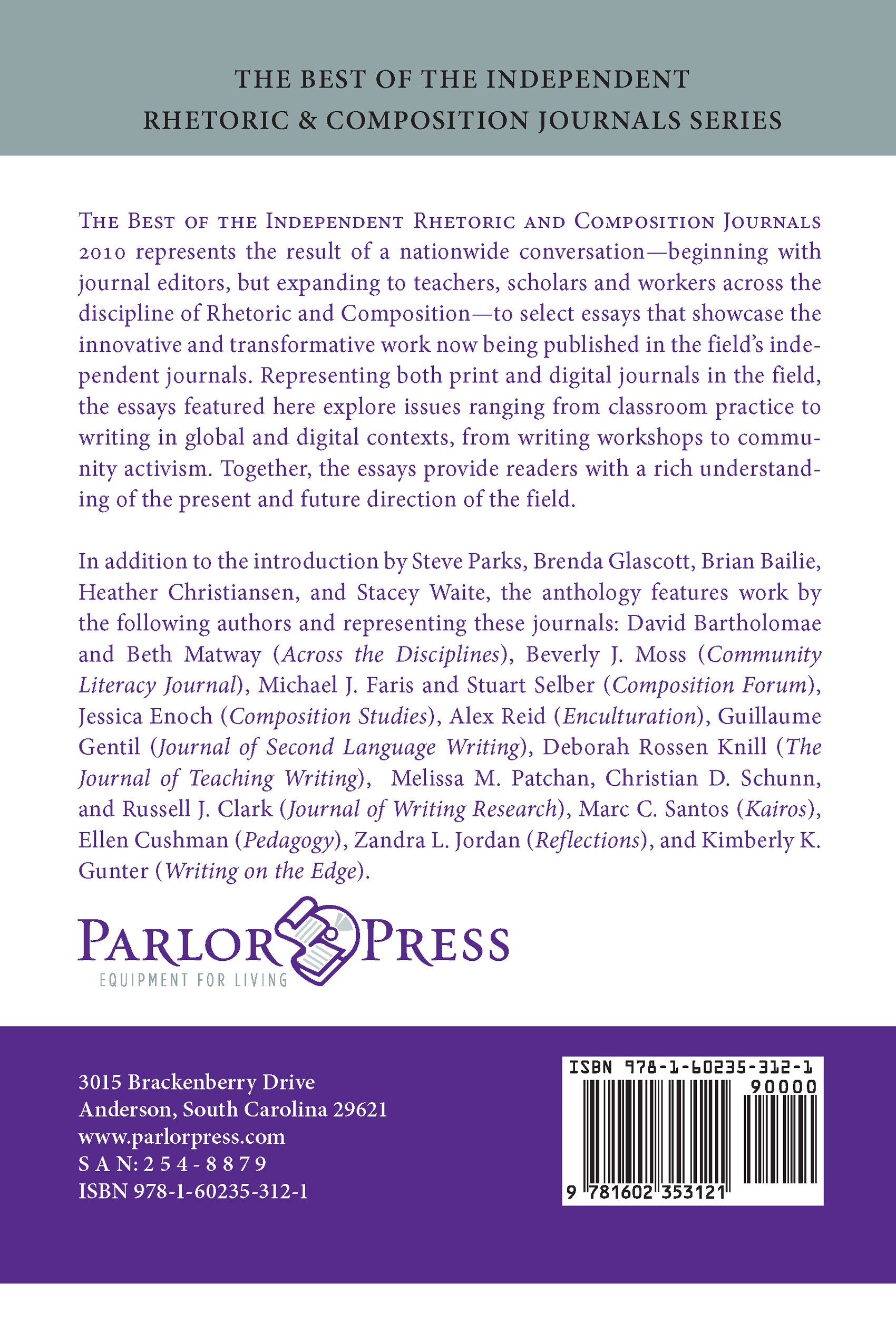 Best of the Independent Rhetoric and Composition Journals 2011