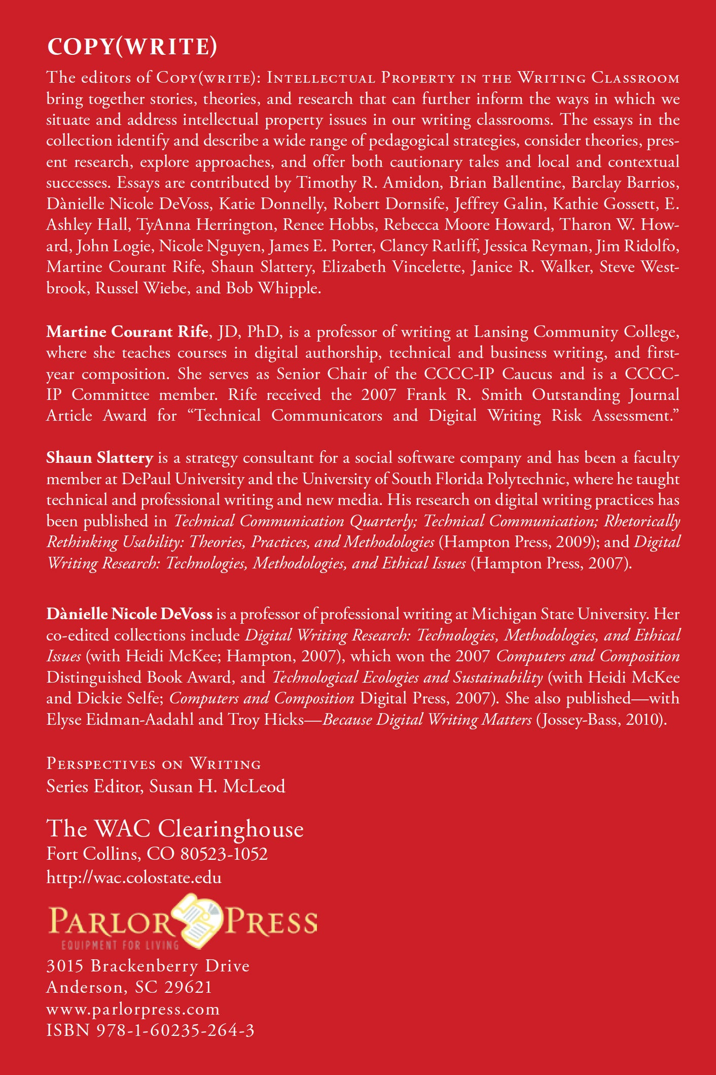 Copy(write): Intellectual Property in the Writing Classroom