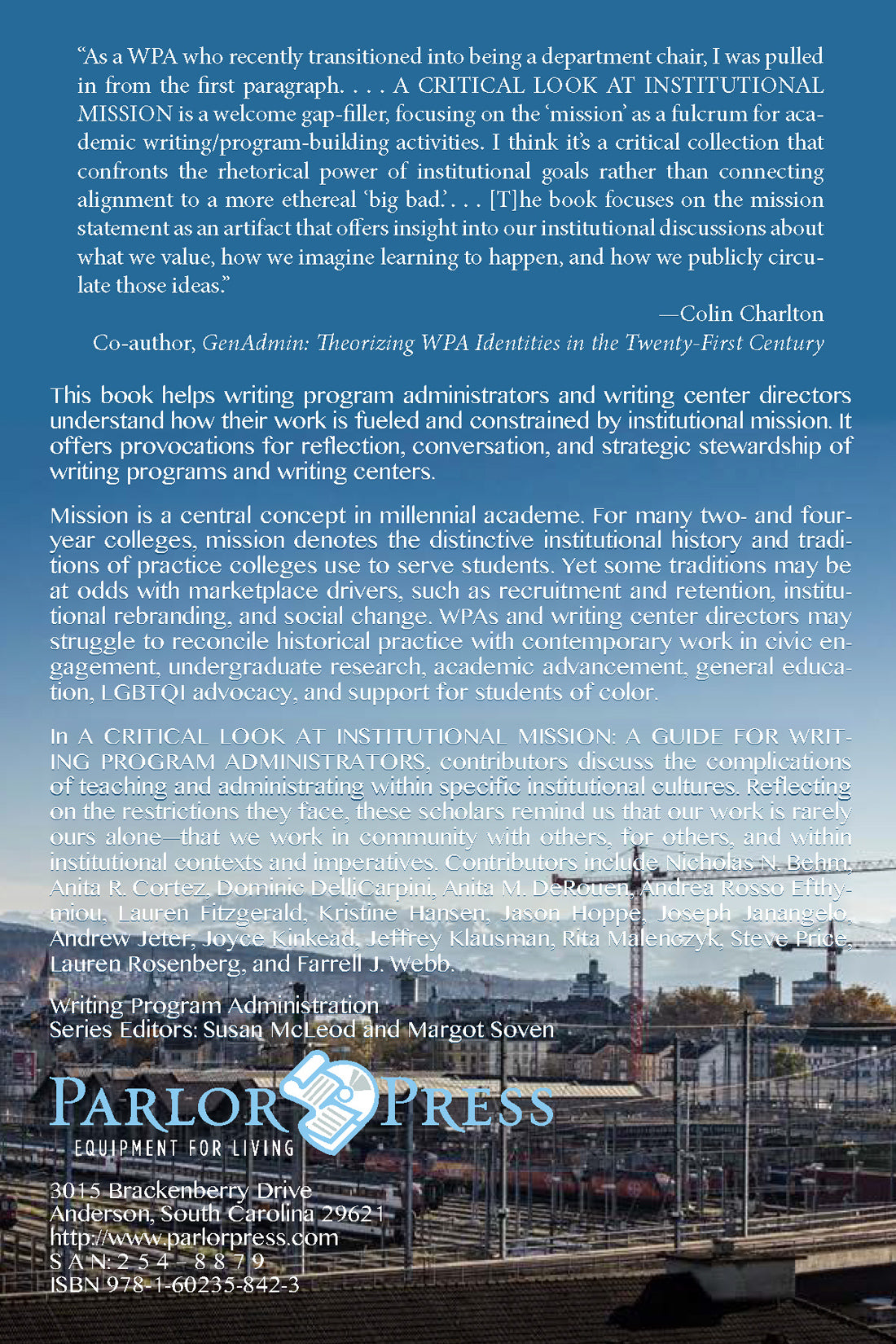 A Critical Look at Institutional Mission: A Guide for Writing Program Administrators