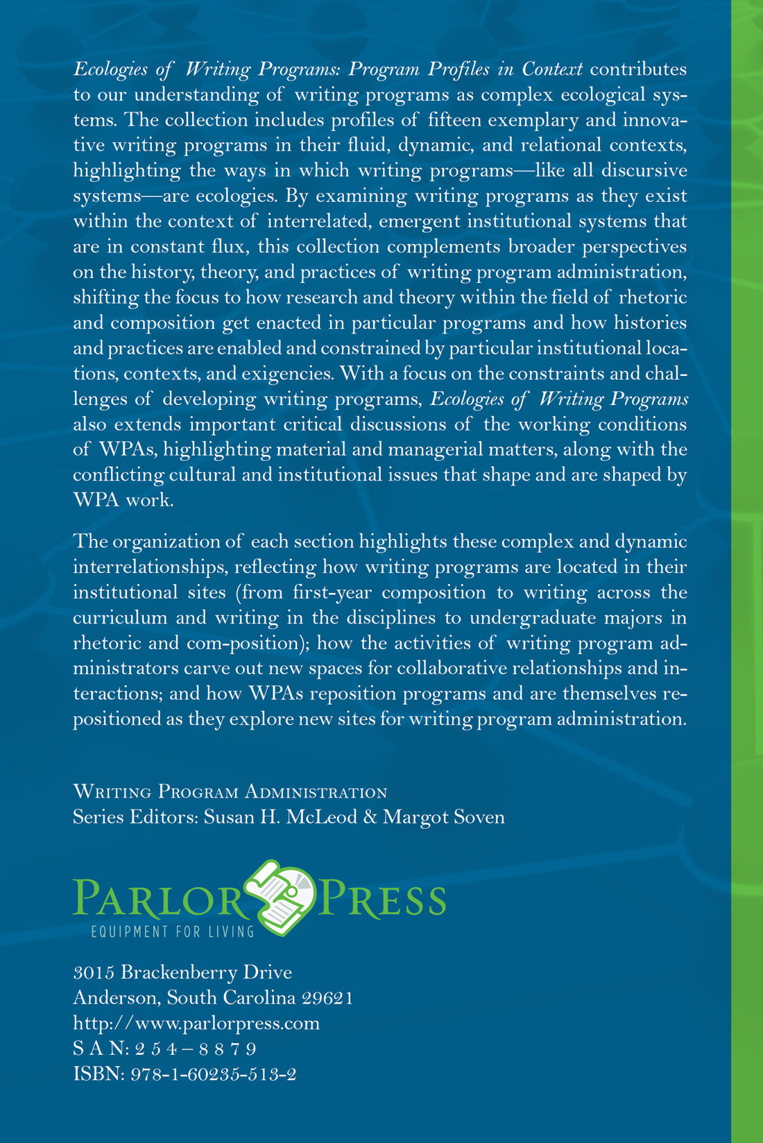 Ecologies of Writing Programs: Program Profiles in Context