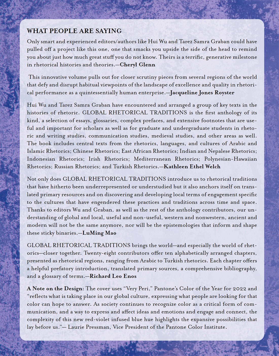 Global Rhetorical Traditions