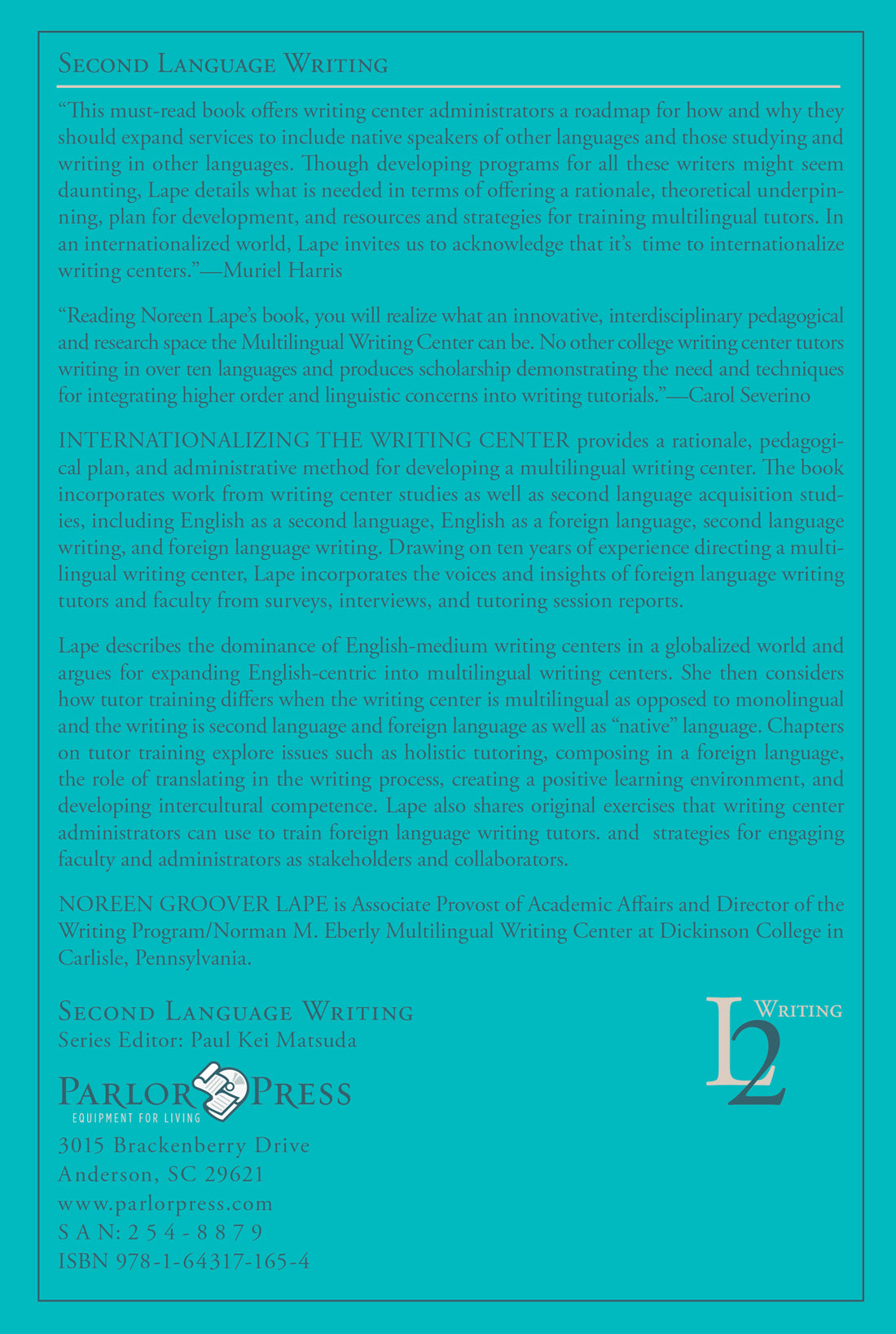 Internationalizing the Writing Center: A Guide for Developing a Multilingual Writing Center