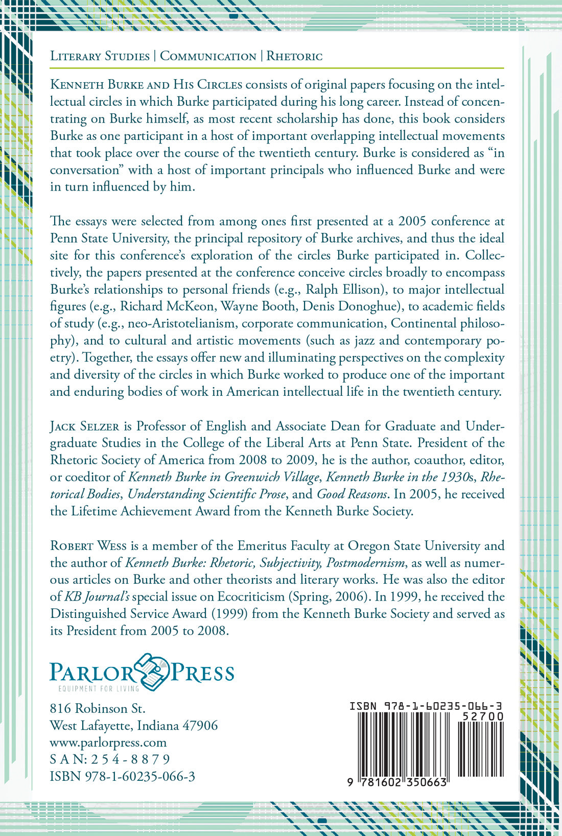 Kenneth Burke and His Circles