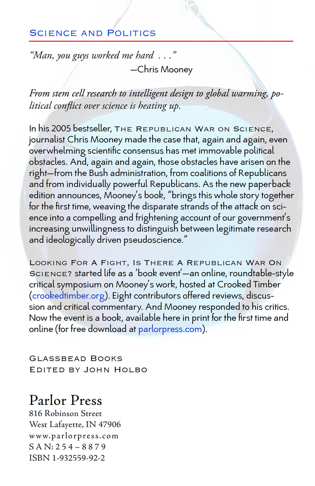 Looking for a Fight: Is There a Republican War on Science?