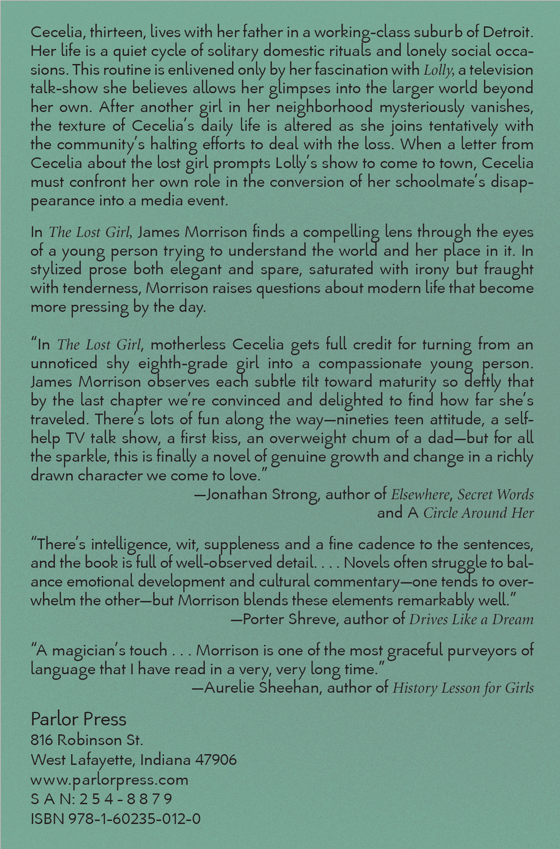 The Lost Girl: A Novel