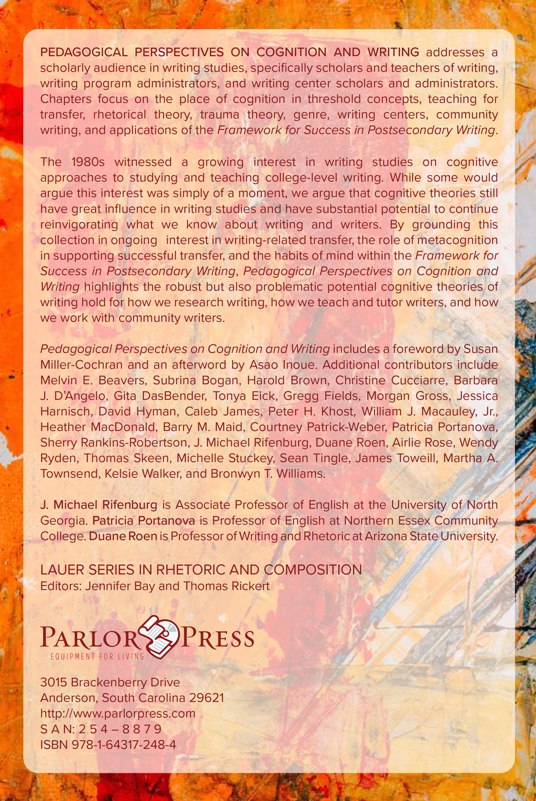 Pedagogical Perspectives on Cognition and Writing