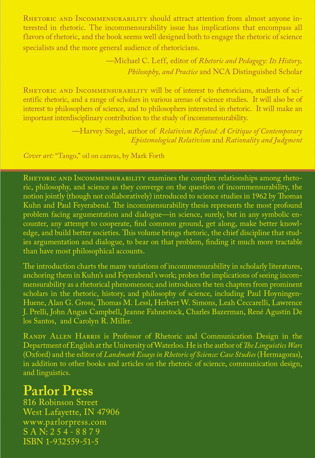 Rhetoric and Incommensurability