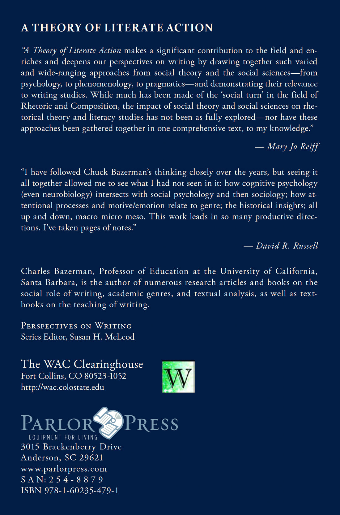 A Theory of Literate Action: Literate Action, Volume 2