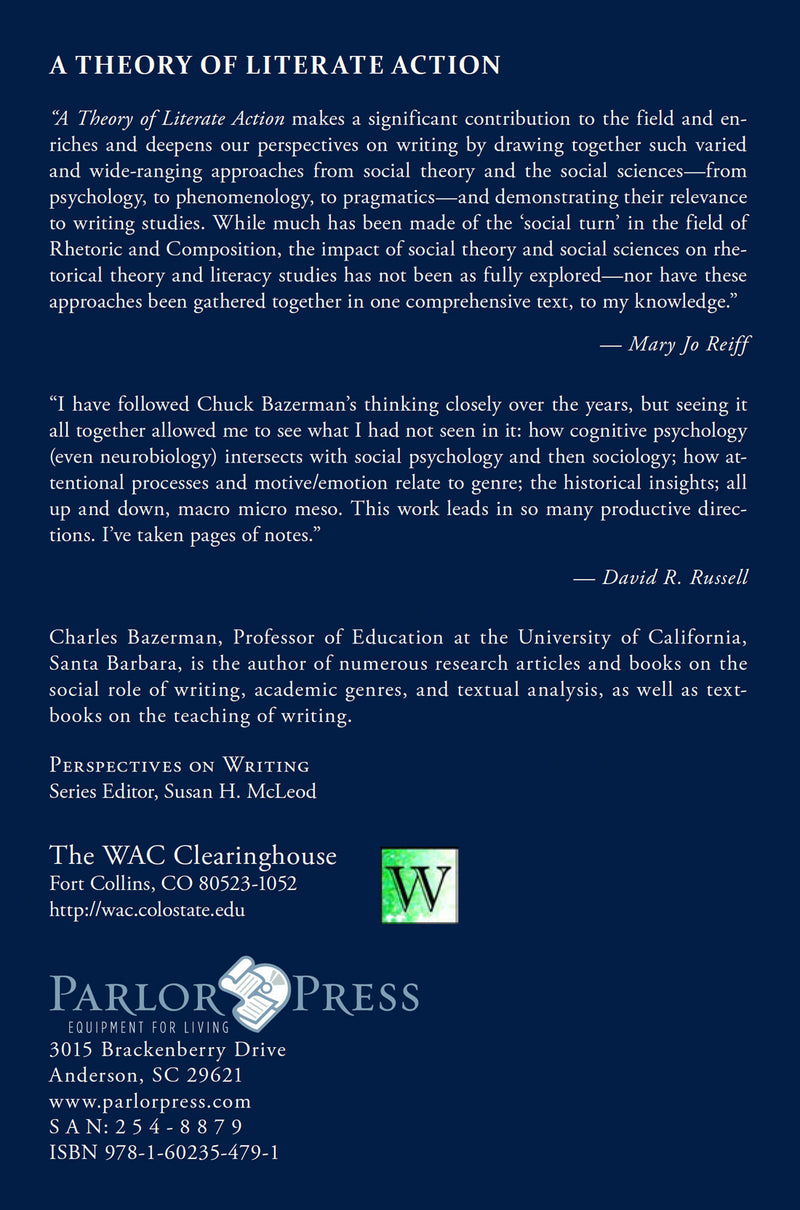 A Theory of Literate Action: Literate Action, Volume