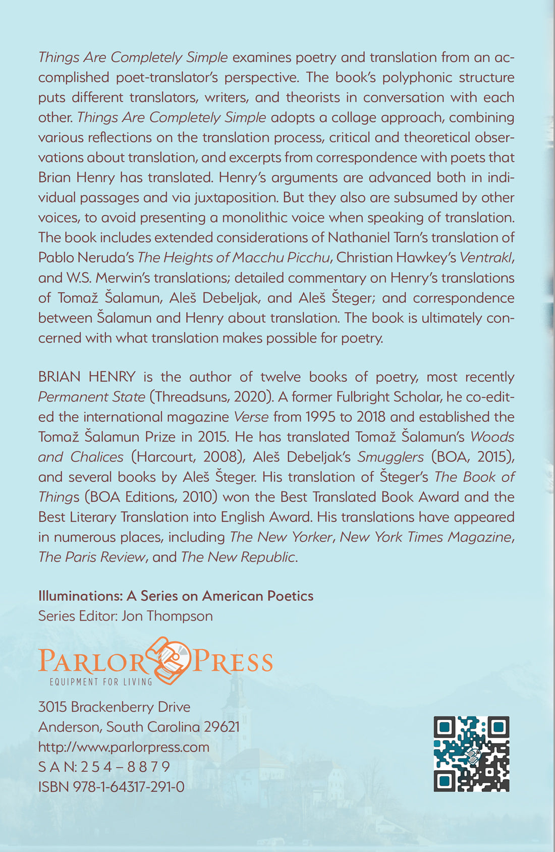 Things Are Completely Simple: Poetry and Translation